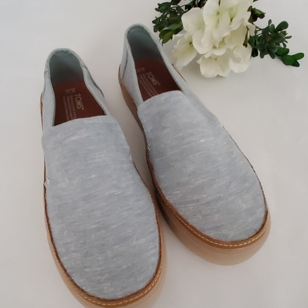 Tom's chambray slip-on